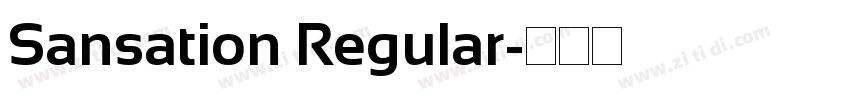 Sansation Regular字体转换